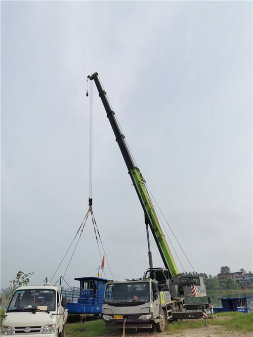 济源市桥梁建设吊装案例
